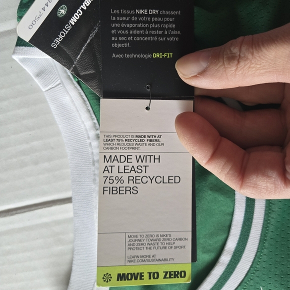 Nike NBA Boston Celtics Kemba Walker Icon Edition Swingman Jersey New Mens 48/LG - Picture 9 of 13